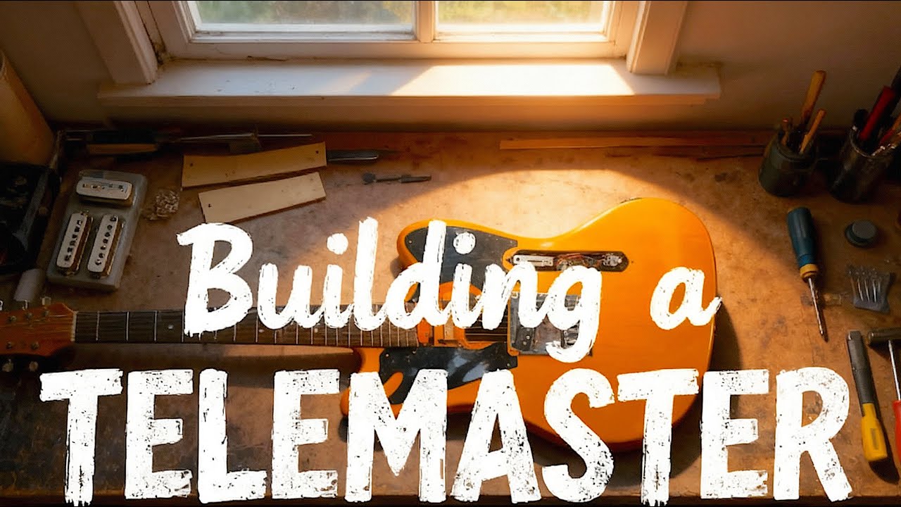 telemaster guitar build asmr
