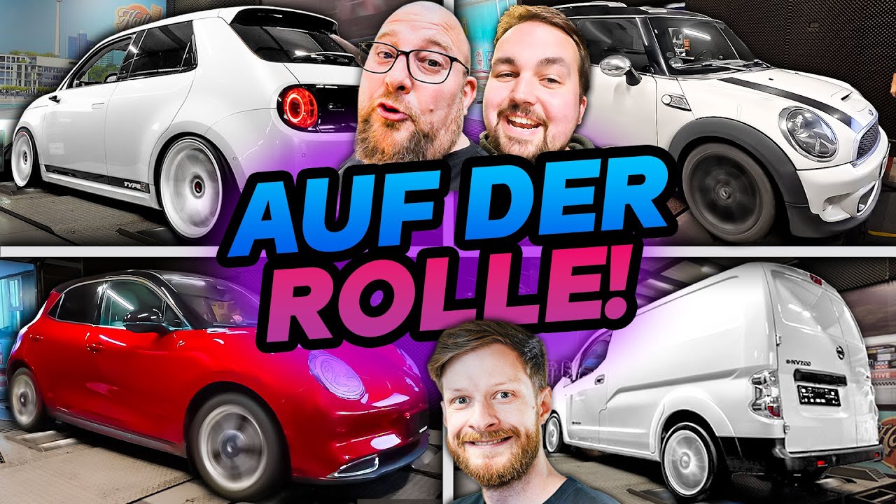 Viel DREHMOMENT ohne SOUND! - ELEKTROAUTOS auf der ROLLE! - CHIPTUNING am 2.0 TURBO DIESEL Mini!