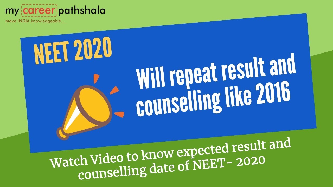 NEET 2020 Admit Card, Result, Counseling Expected Date