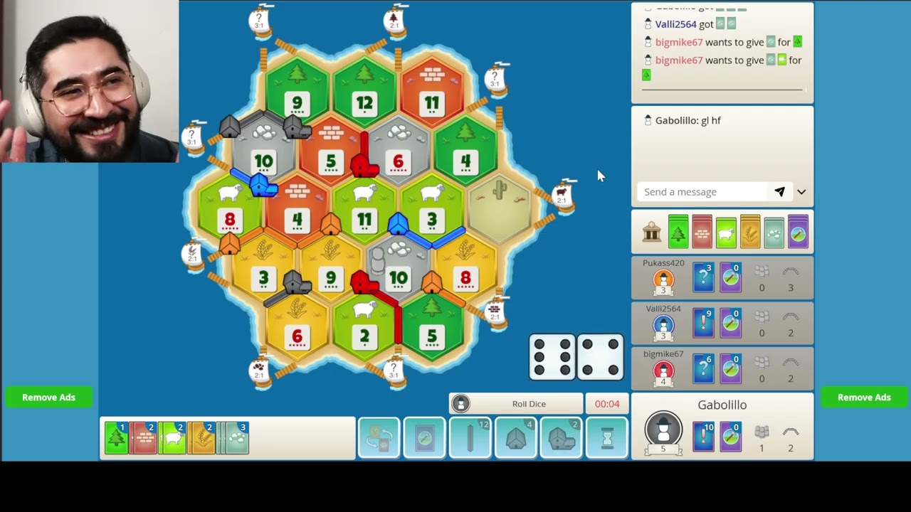 Catan - hoy tuve suerte (bien cabron)