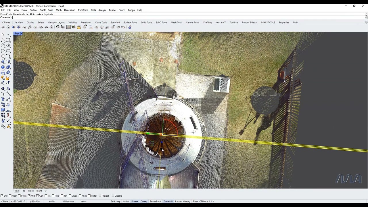 Rhino 3D Modeling From Pointclouds Mike Annear WEB