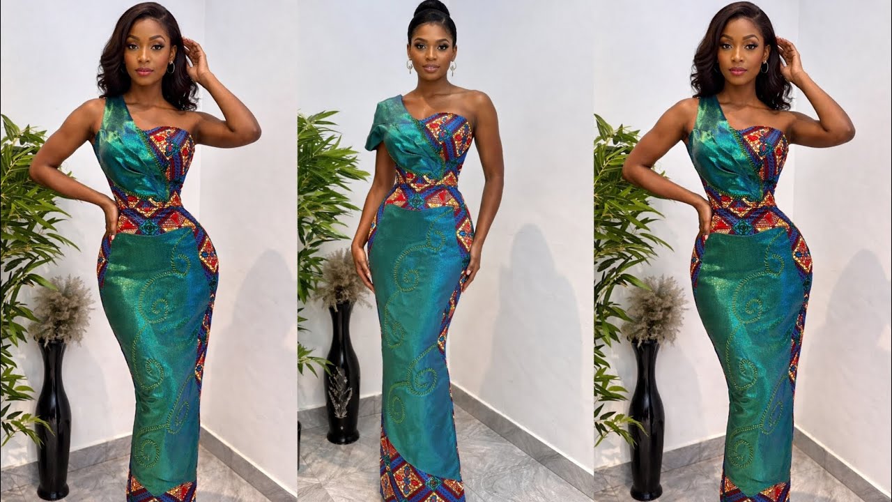 How To Make a Stylish One-Shoulder Ankara Dress (Step-by-Step Tutorial)	