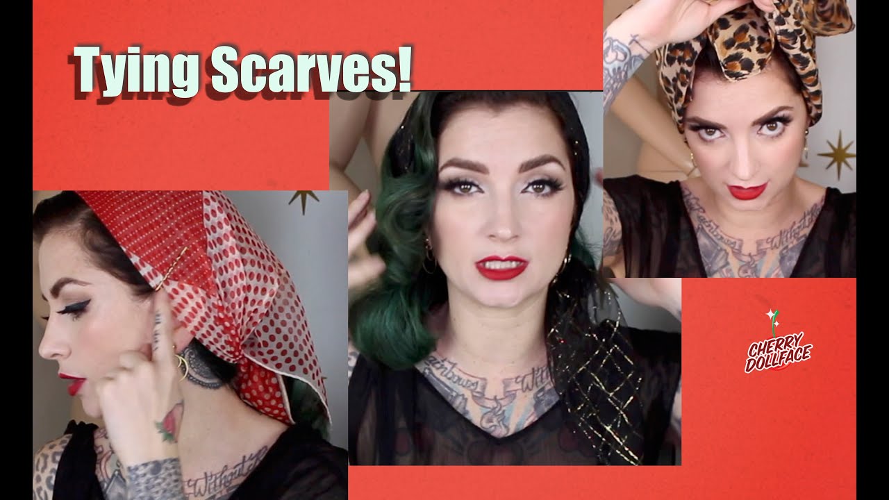 Пять способов завязать платок для волос: винтажная прическа в домашних условиях от CHERRY DOLLFACE