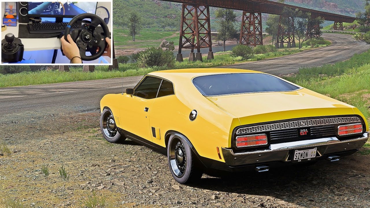 Ford Falcon GT - 1973 (900Hp) | Forza Horizon 5 | Steering Wheel Gameplay