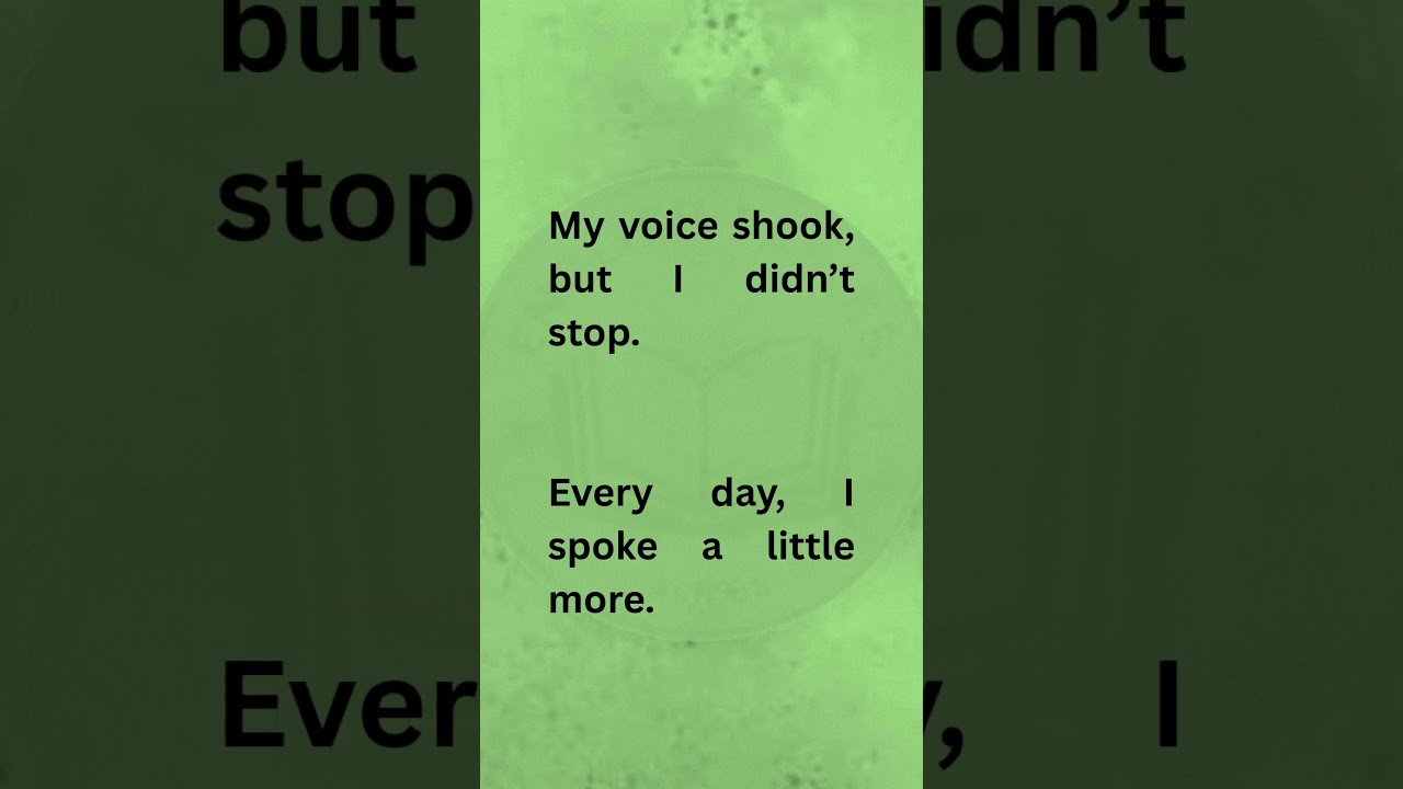 “From Silence to Fluency 