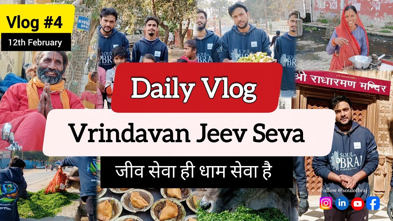 Vrindavan को स्वच्छ, सुरक्षित और स्वस्थ रखना ही लक्ष्य है | Join Our Team | #4 Daily Vlog 
