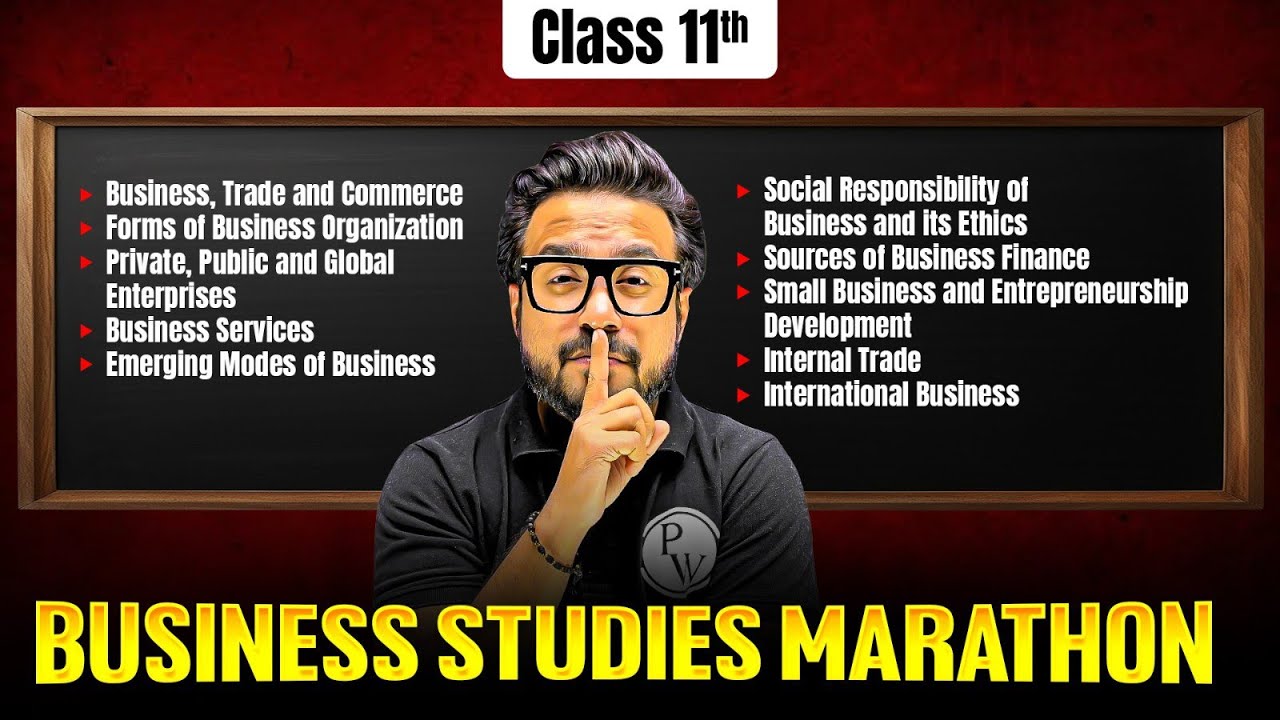 Class 11 Business Studies Full Syllabus Marathon 😱🔥| Final Exams Endgame | Full Revision LIVE