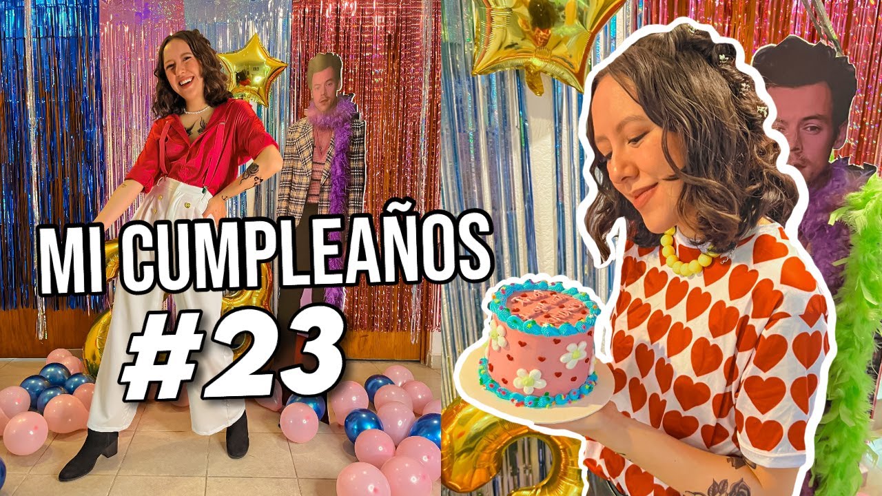 Mi cumpleaños #23 | Hice una fiesta temática de Harry Styles | Un Día Conmigo ⭐️ Harryfest