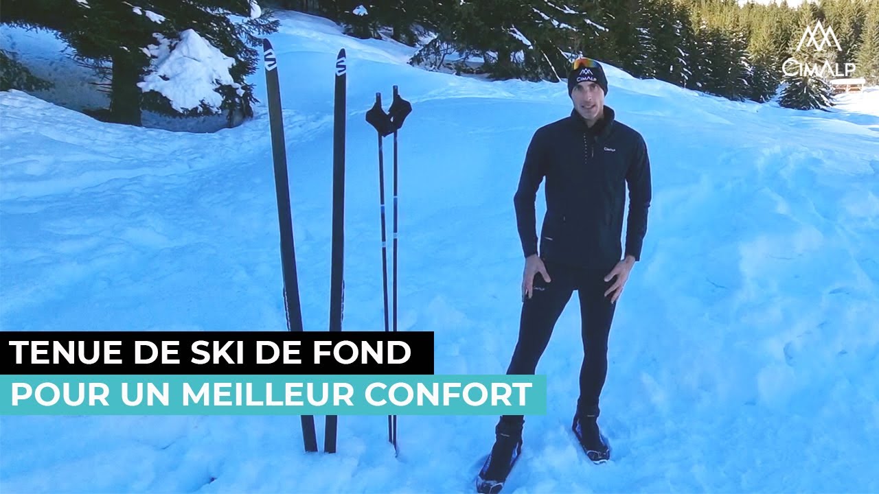 Tenue de ski de fond, pour un meilleur confort