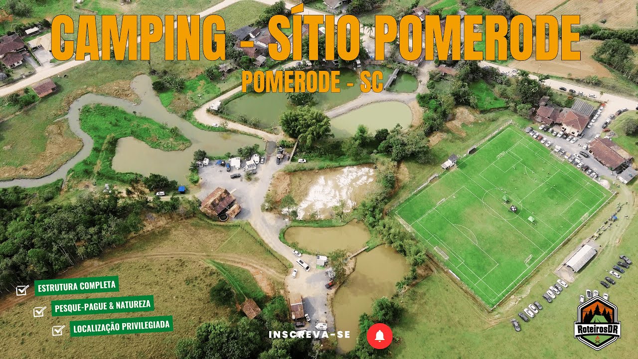Camping Sítio Pomerode  | Pescaria, vinho e karaokê em SC