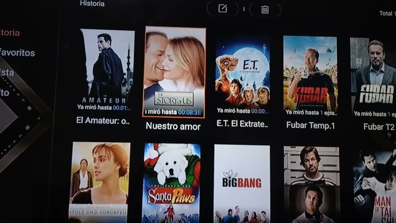 TV BOX. Como buscar canales de TV, películas y series.