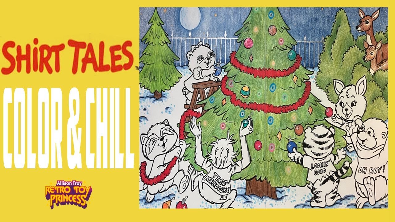 The Shirt Tales Decorate the Christmas Tree
