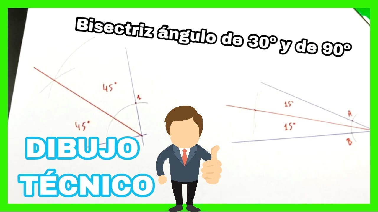 Bisectrices 👉ángulos de 90° y 30°
