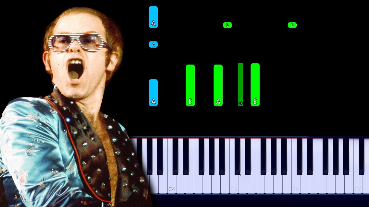 Elton John - Your Song Piano Tutorial