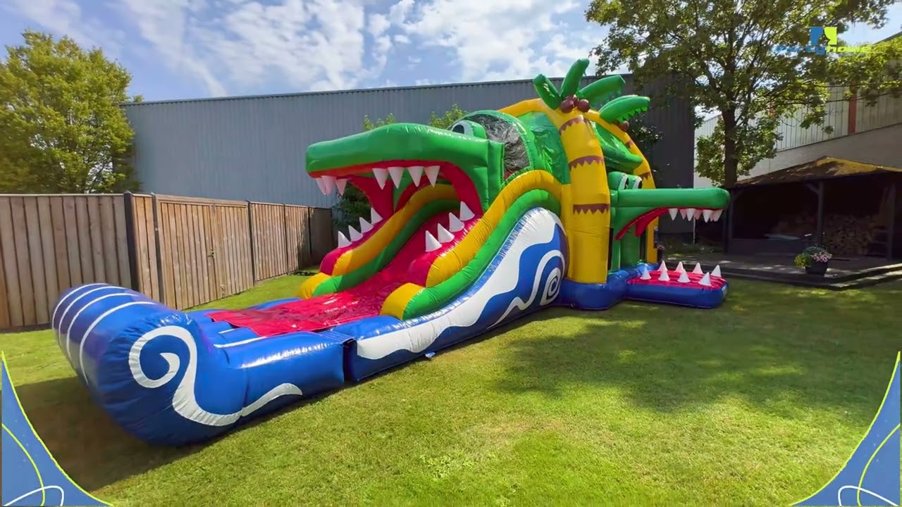 Springkussen Multiplay Krokodil Super op jouw evenement? Partyhome heeft het.