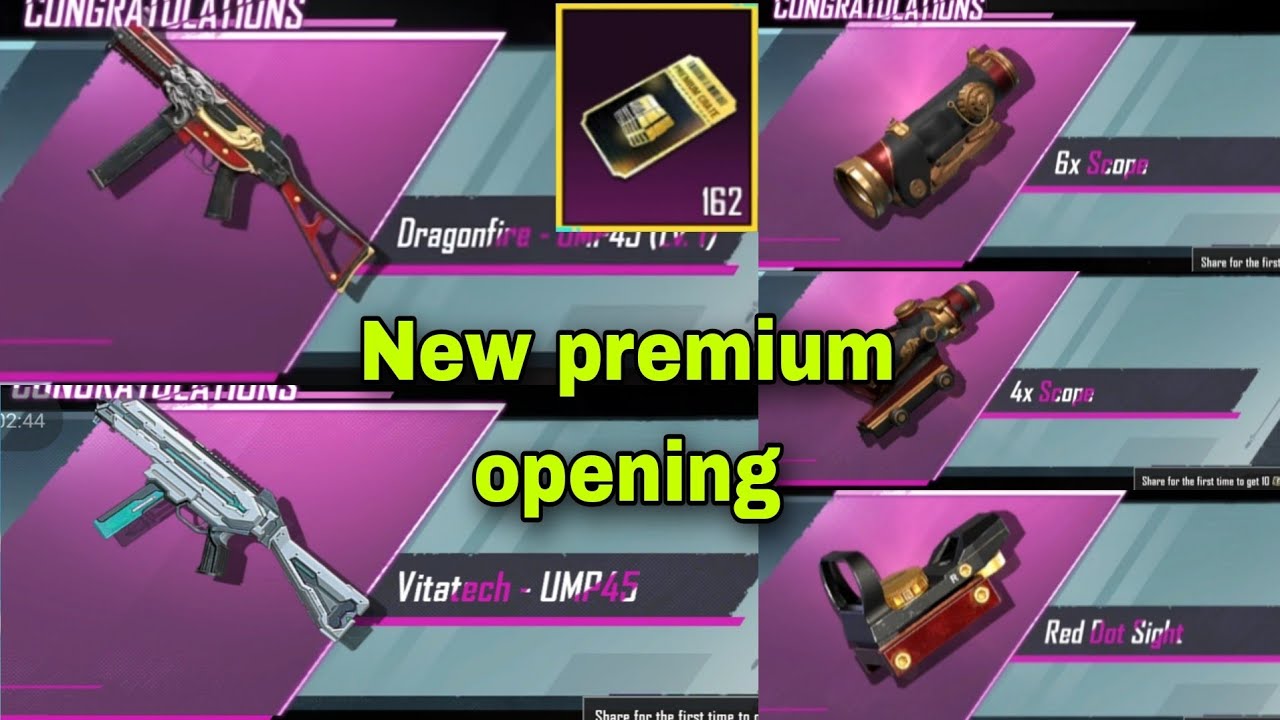 new premium crate opening pubg mobile | new maxing UMP for premium | premium crate opening pubg