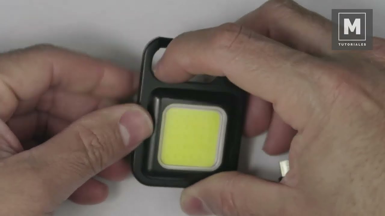 Linterna de trabajo COB con gran potencia, durabilidad y usabilidad. Linterna EDC