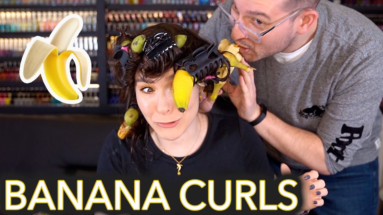 Curling My Hair With Bananas