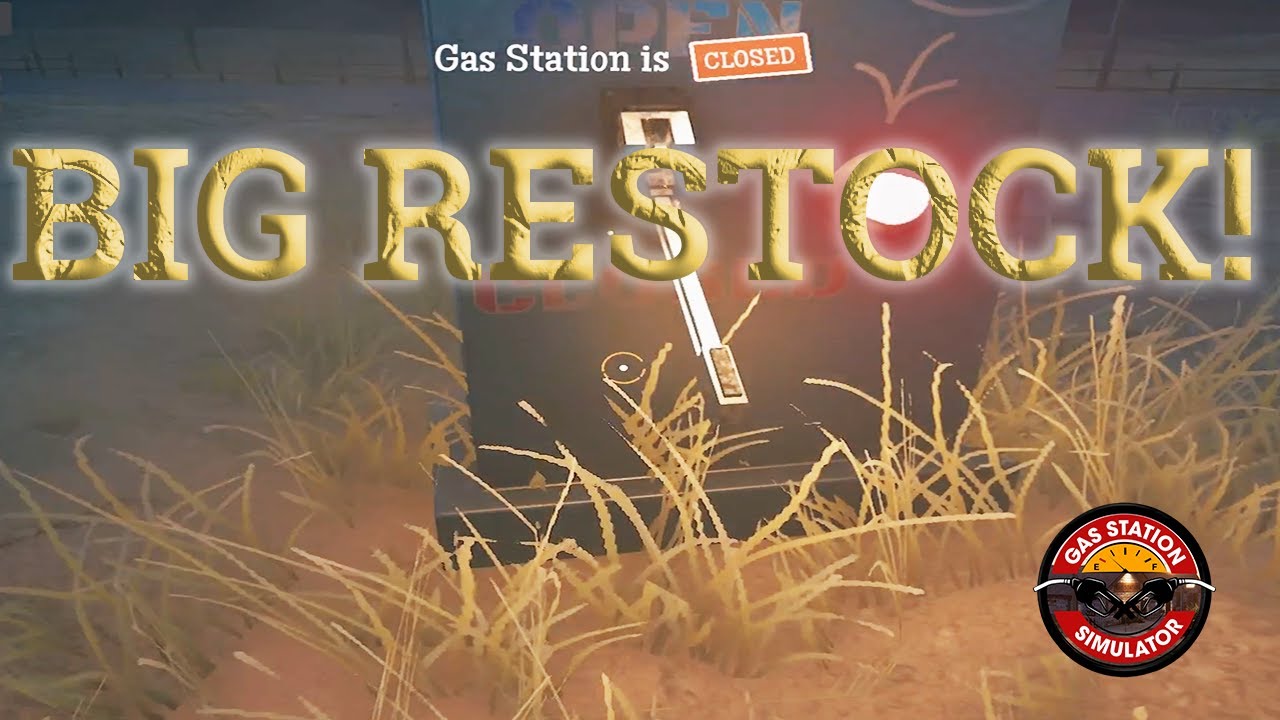 Gas Station Simulator – Closing the Shop, Restocking & Opening the Car Workshop 🔧🚗