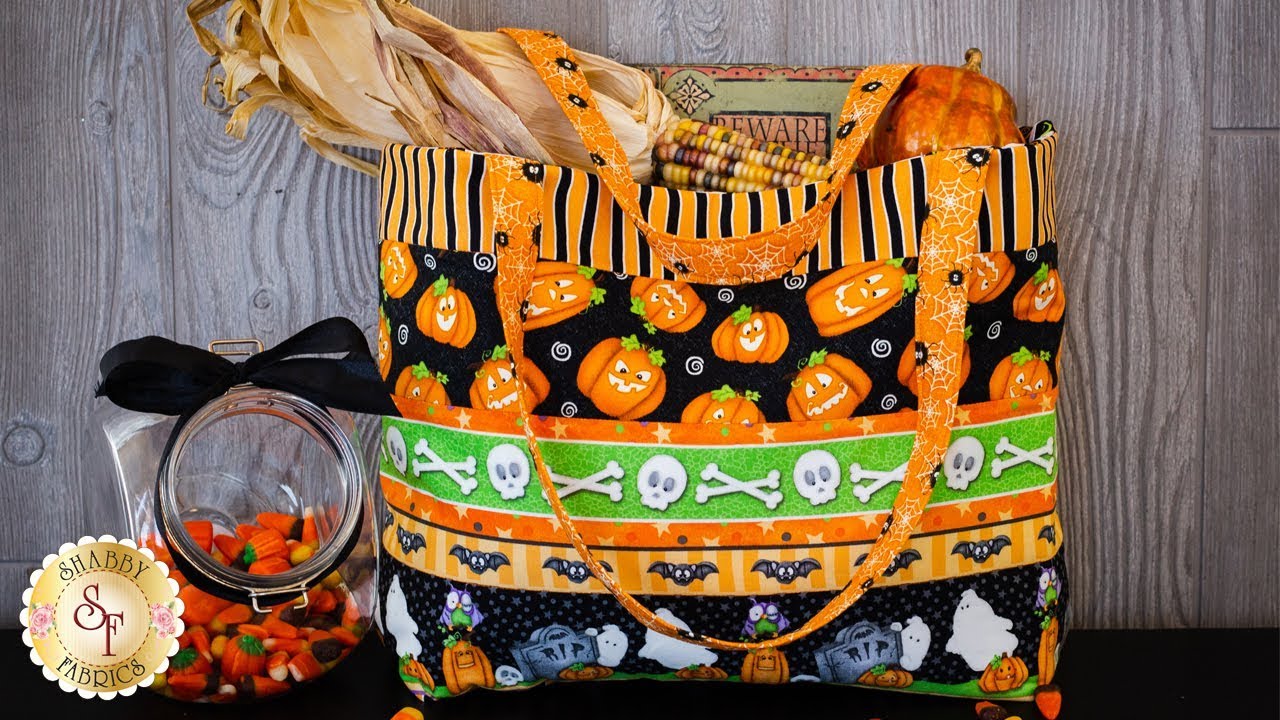 How to Make a Trick-or-Treat Tote | A Shabby Fabrics Sewing Tutorial