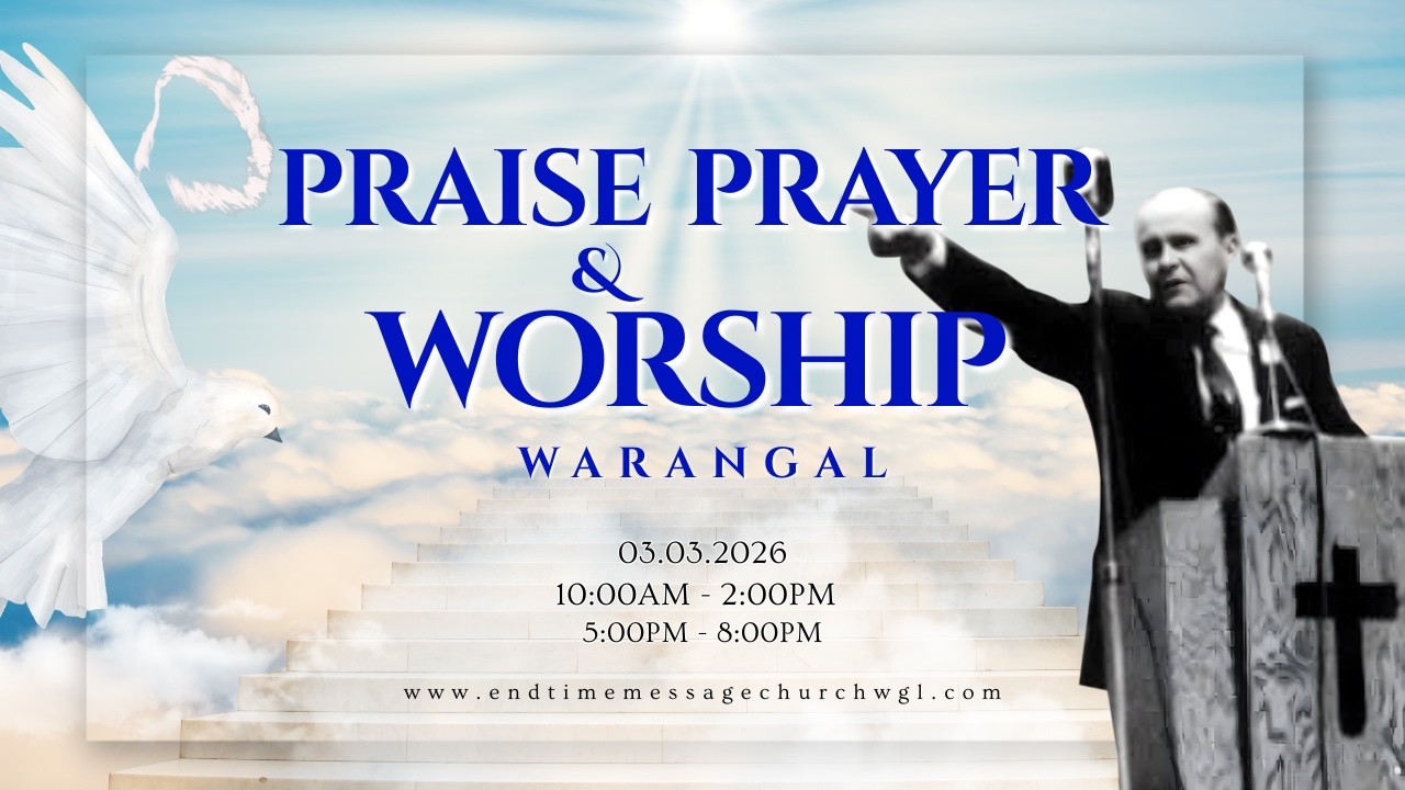 PRAISE PRAYER & WORSHIP | LORD JESUS CHRIST PRAYER HALL WARANGAL |  03.03.2026