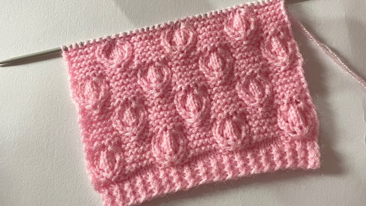 Beautiful Knitting Stitch Pattern For Sweaters And Blankets