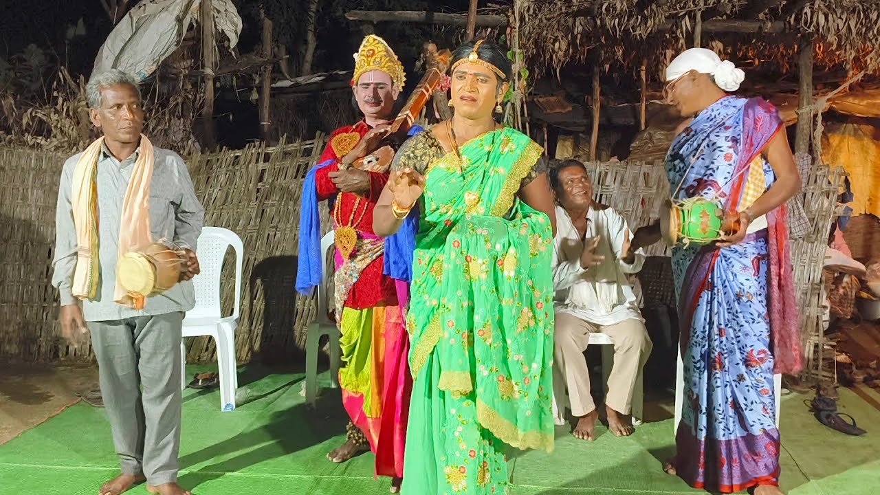 ఈశ్వరిదేవి శివకుమారుడు బుర్రకథ 03//DURGA PRASAD//ADILABAD// #burrakathaadb #burrakatha #9441183817