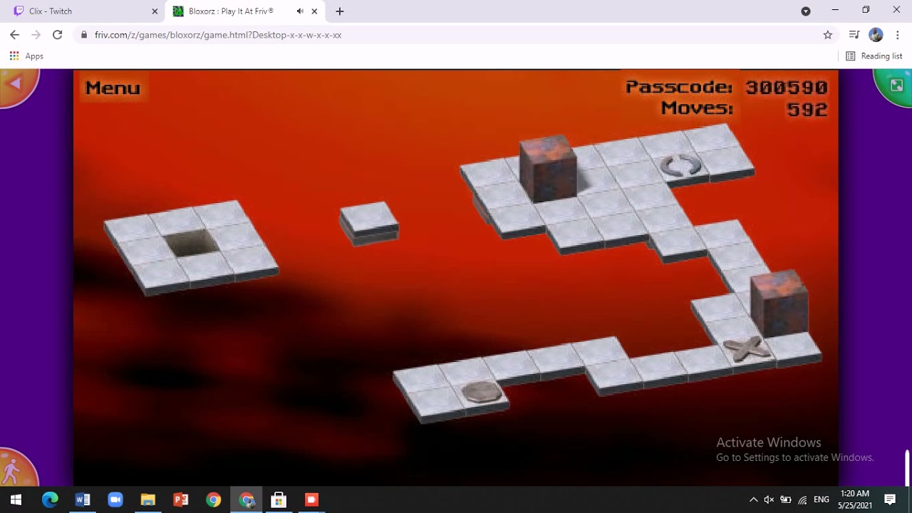 Bloxorz stage 11