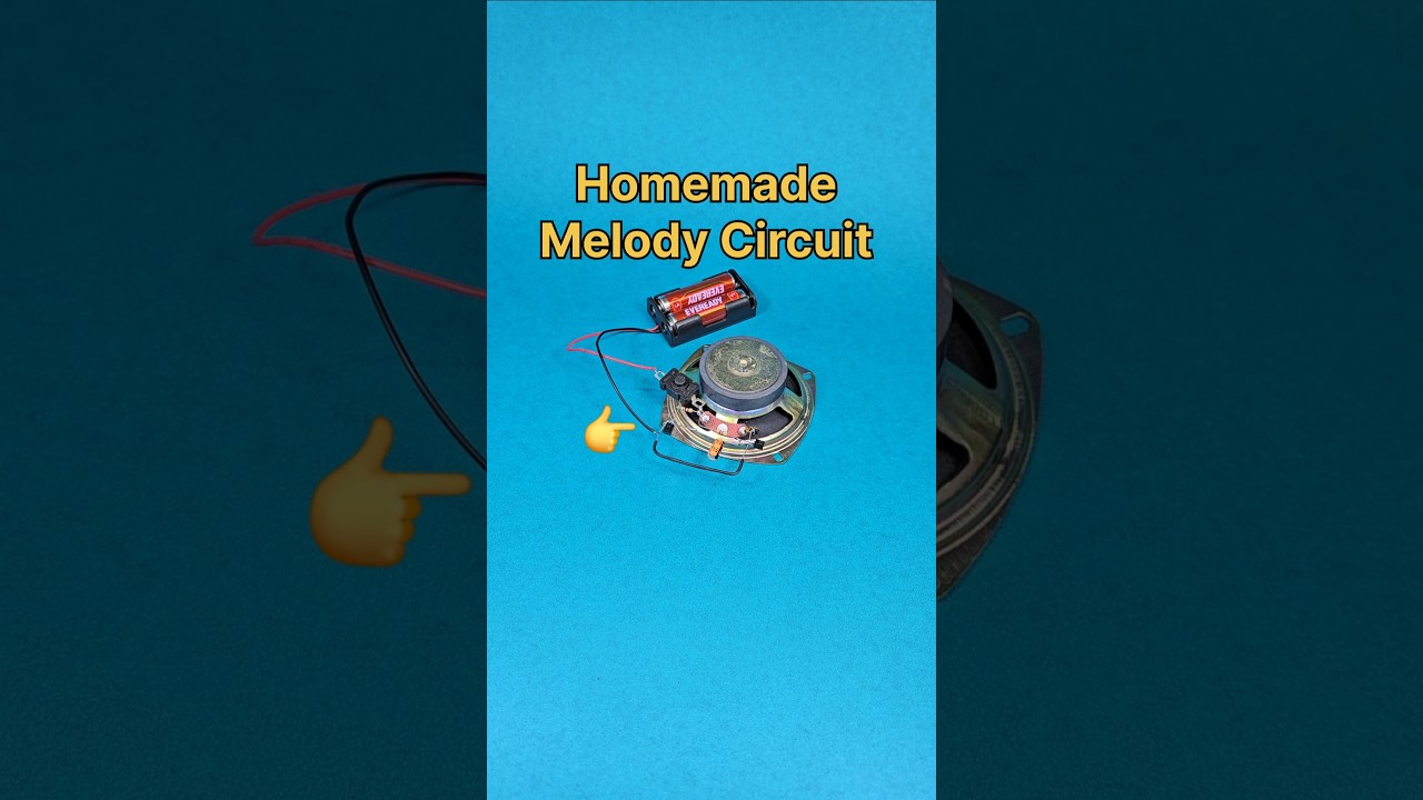 Homemade Melody Circuit for Science Project ❤️ 