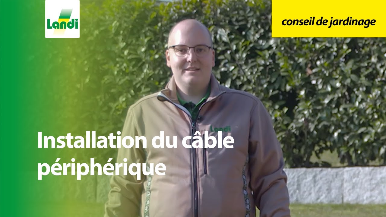 Installation du câble périphérique de robot tondeuse RM 1200 II | Avec LANDI au jardin