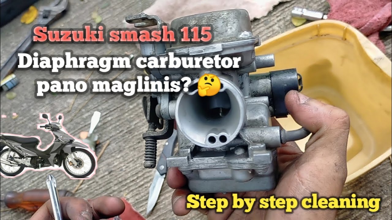 DIAPHRAGM CARBURETOR PANO MAGLINIS 🤔 | Step by step | Suzuki Smash 115 | stock carb