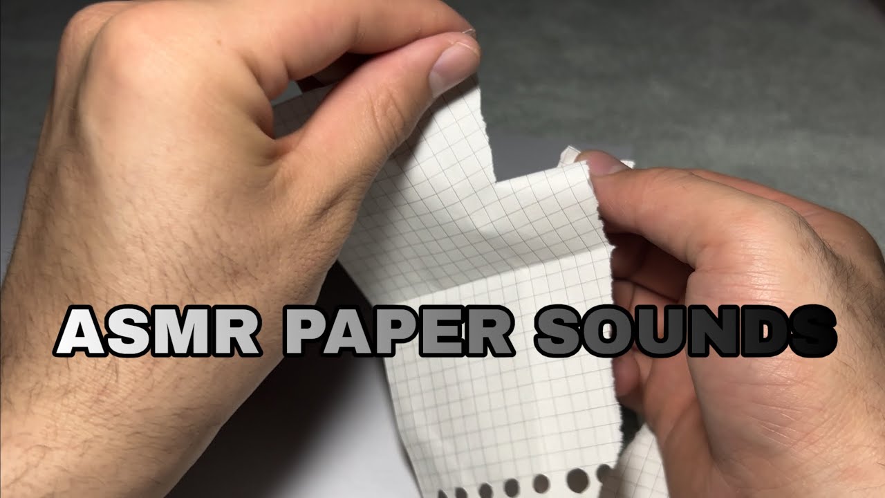 ASMR Paper Sounds | Slow Paper Tearing & Crinkling for Relaxation