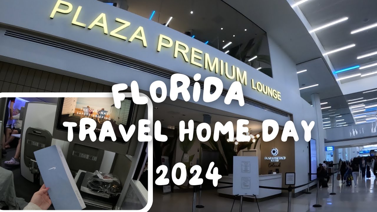 Orlando Florida Travel Home Day 2024 | Business Class Flight With a 3 Year Old
