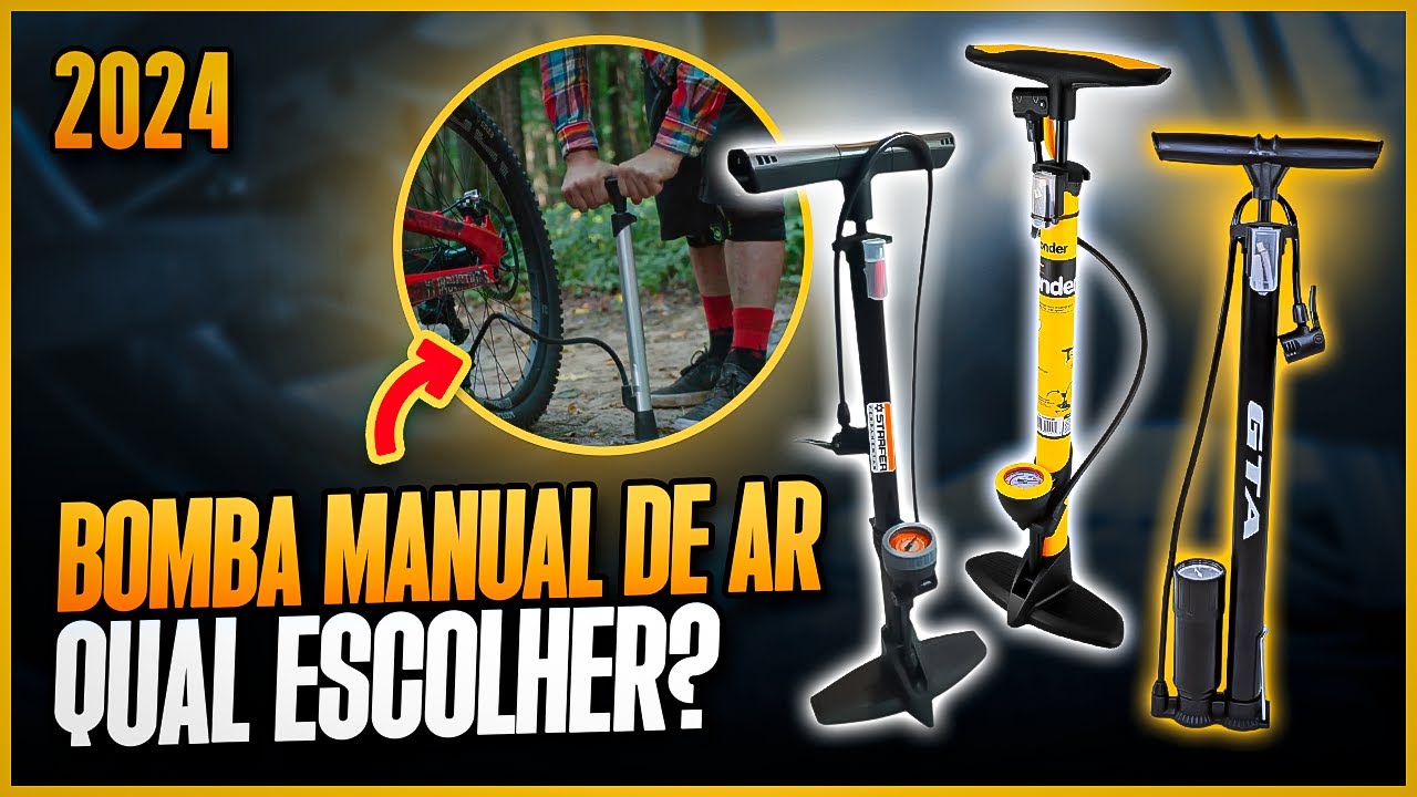 MELHORES BOMBAS MANUAIS DE AR para Comprar em 2024! 3 Modelos MAIS VENDIDOS - Bomba de Ar Manual