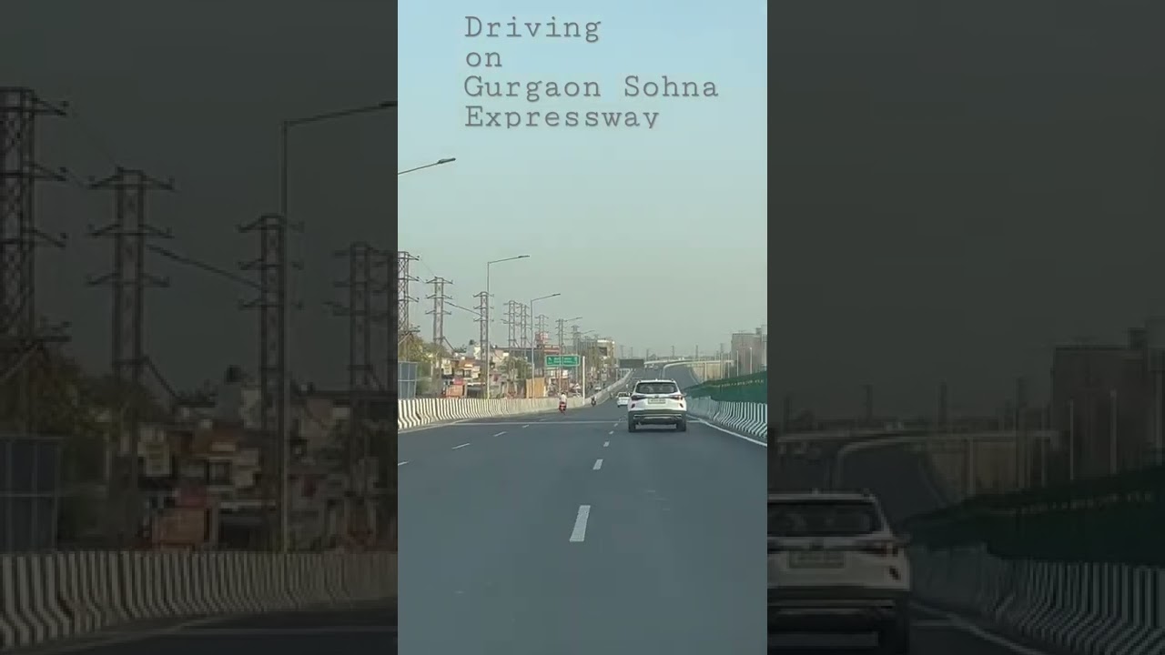 Gurugram Sohna Highway , #gurgaon #sohnaroad Connecting to #delhi  #mumbai Expressway