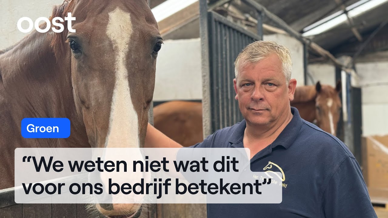 Manegehouder Dennis vreest gestreste paarden door straaljagers | Oost