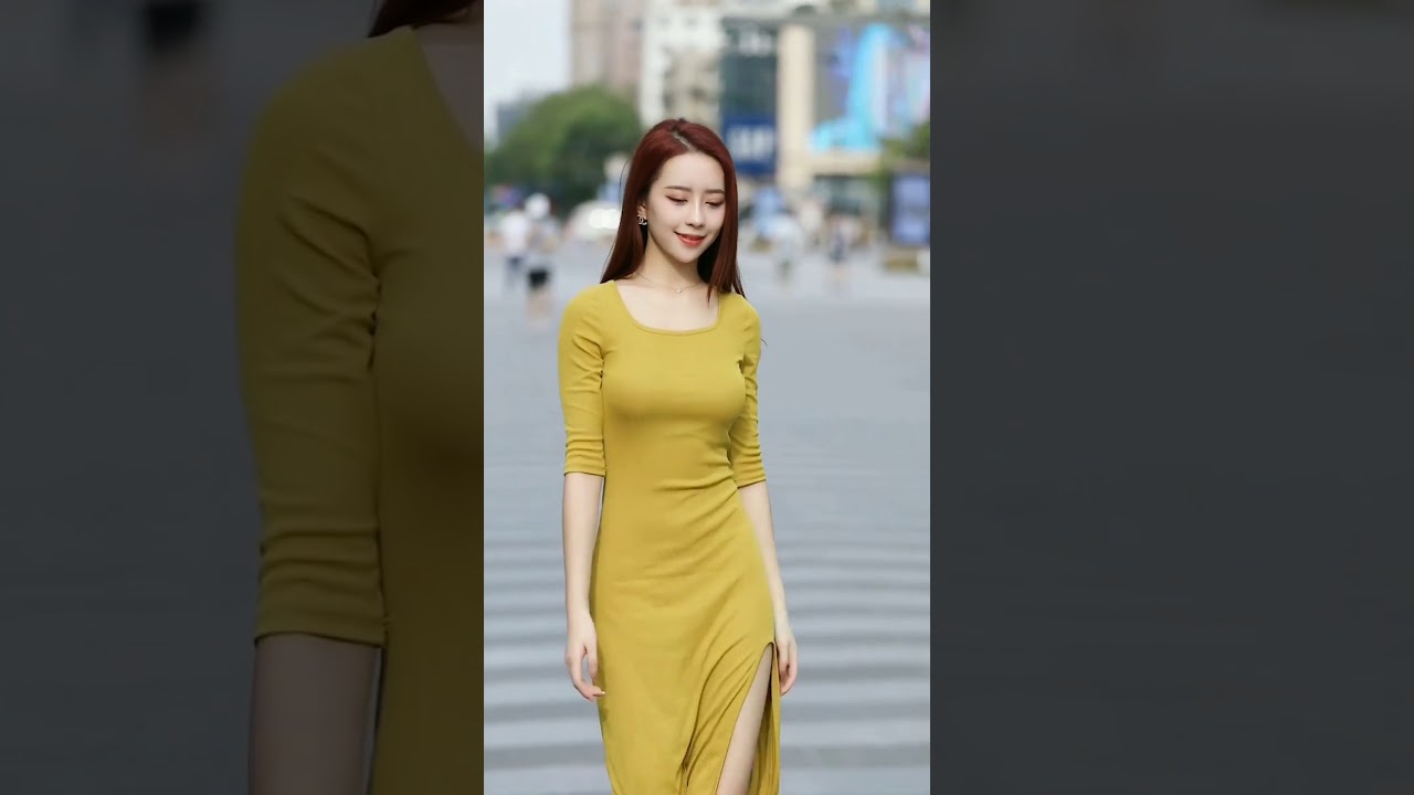 街拍中国美女性感身材