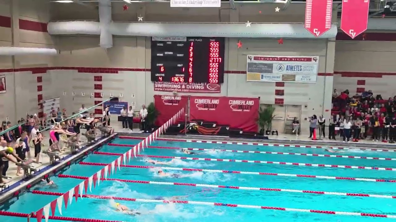 Audra - 2026 Districts - 200 Free Relay - Lane 4 (Bottom Lane is 1) - 2nd Swimmer 