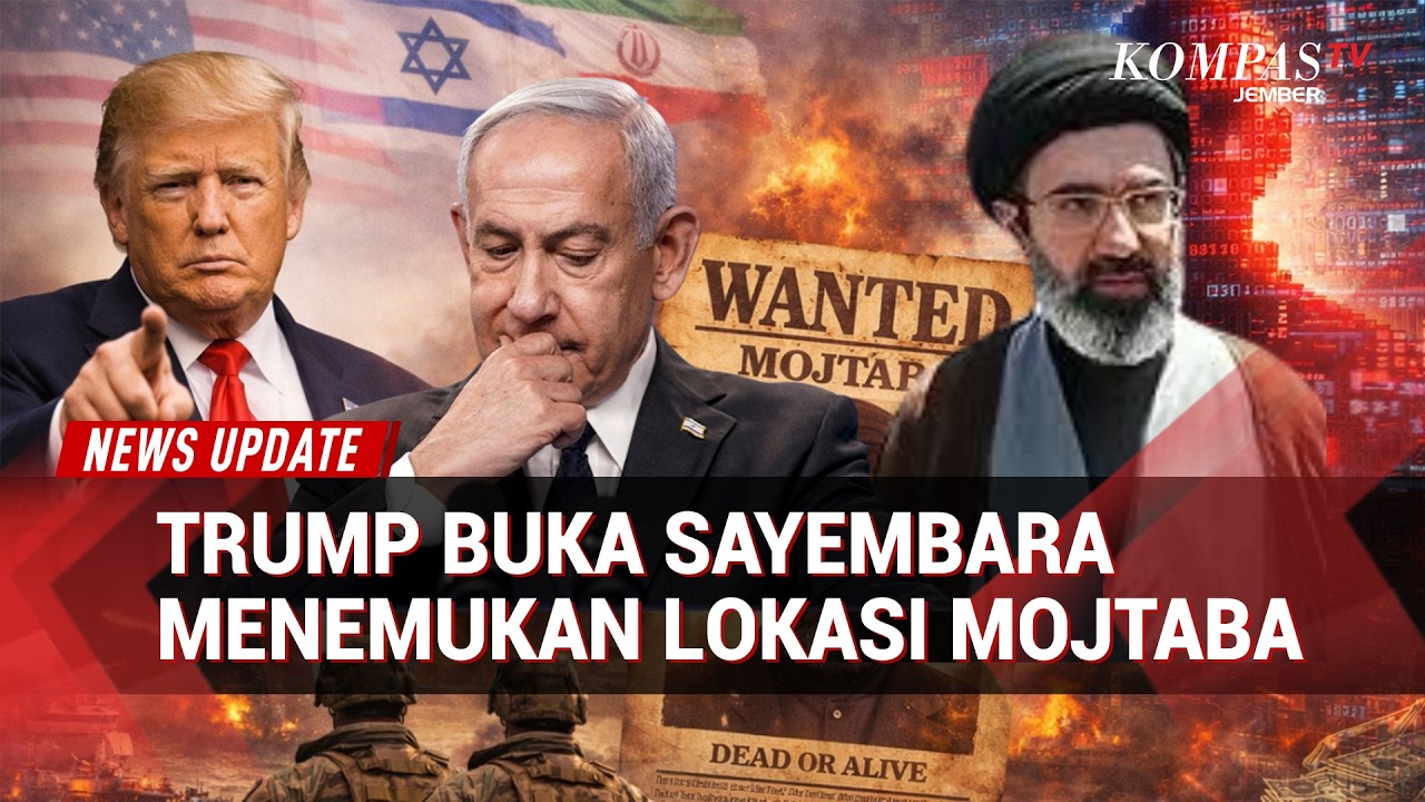 Memanas! Trump Buka Sayembara Temukan Mojtaba Hingga Perang AI di Konflik Timur Tengah