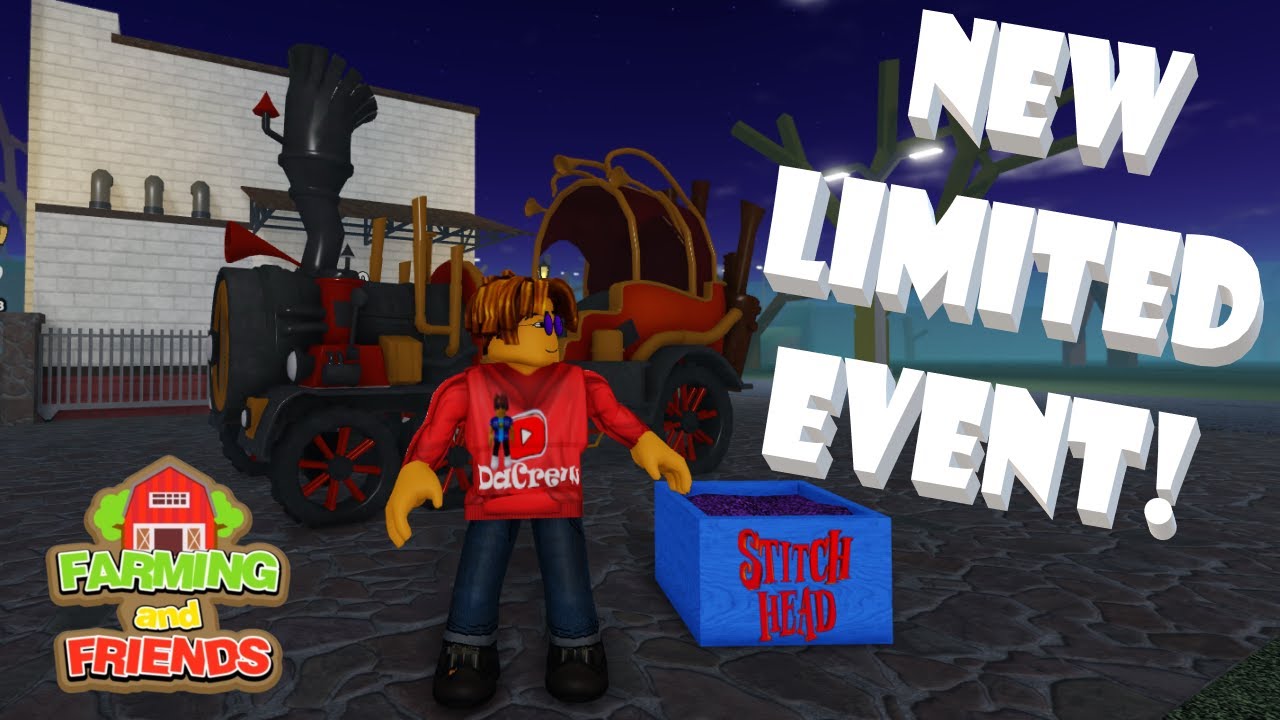 Roblox-FARMING и FRIENDS-Stitch Head Event!