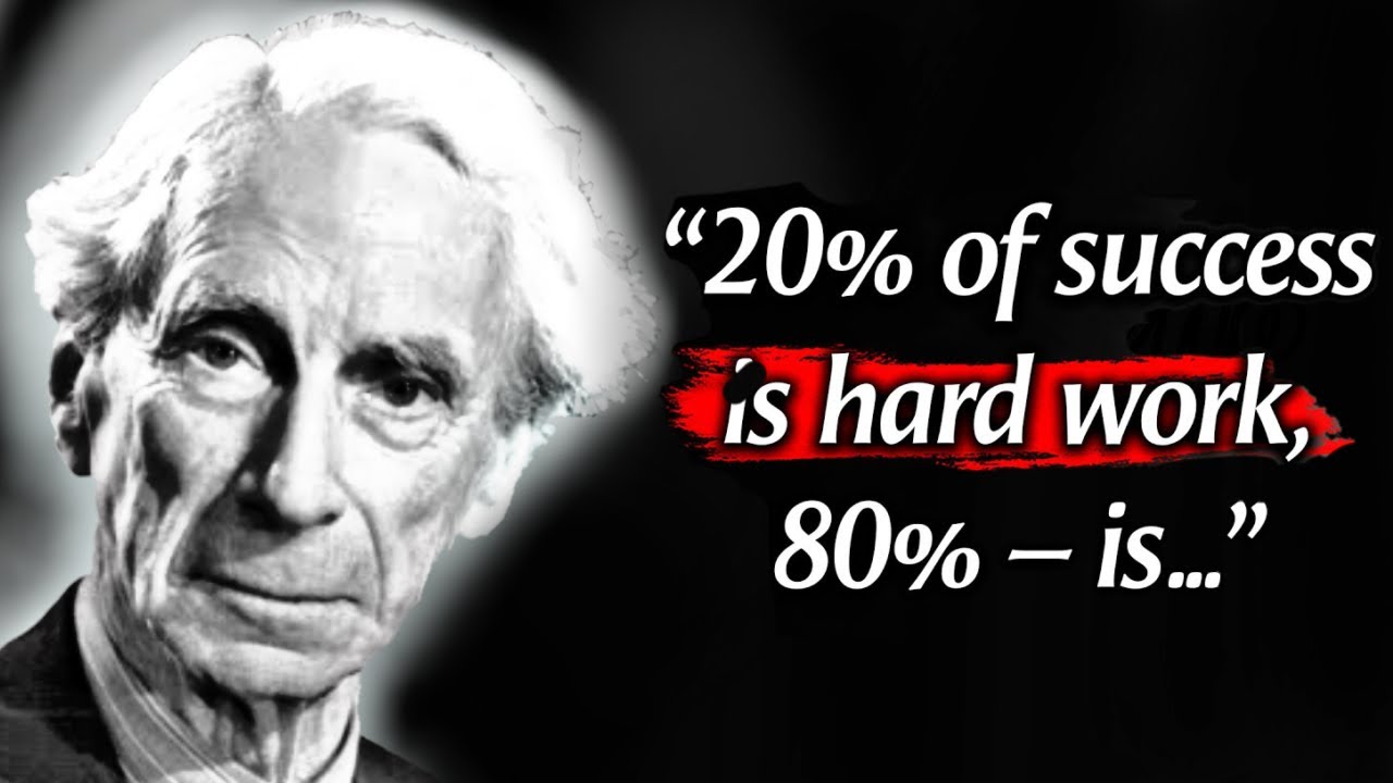 Brilliant Bertrand Russel quotes that everyone should know| Philosopher | Life Changing Quotes