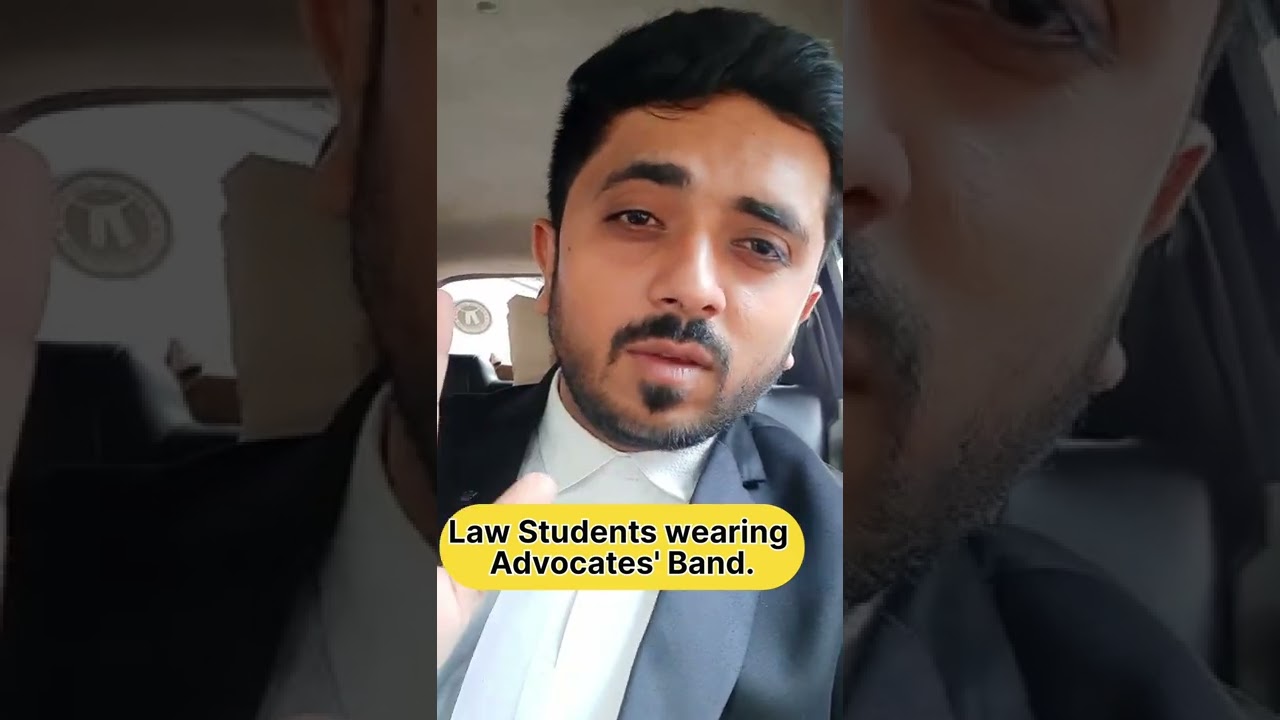Law Students wearing Advocates' Band. #shorts #law #advocate #court #legal #information #fact #short