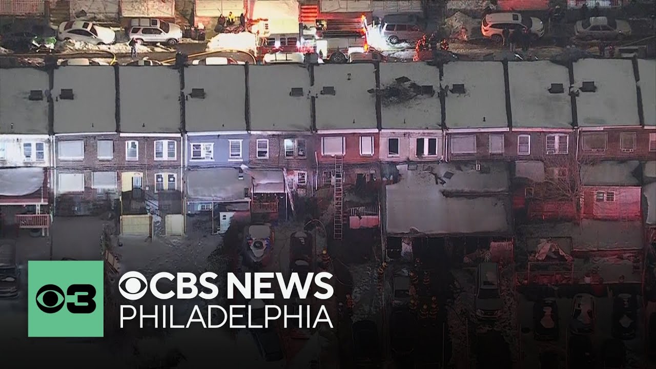 5 homes damaged in fire in Fairhill, Philadelphia; firefighter treated for minor injuries