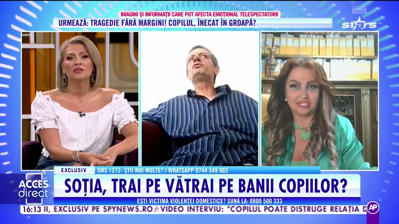 Un bărbat acuză că soția cu care se află în proces de divorț ar trăi pe banii copiilor