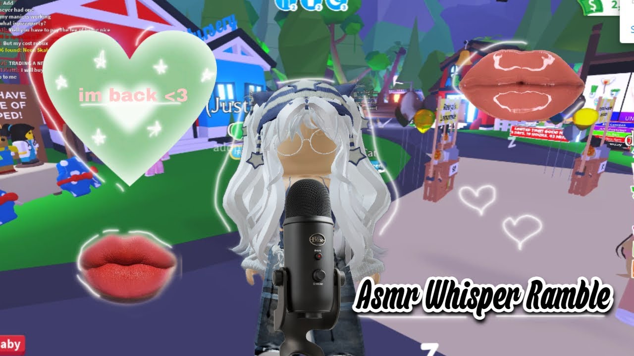 ROBLOX ASMR// I'm Back! Whisper ramble