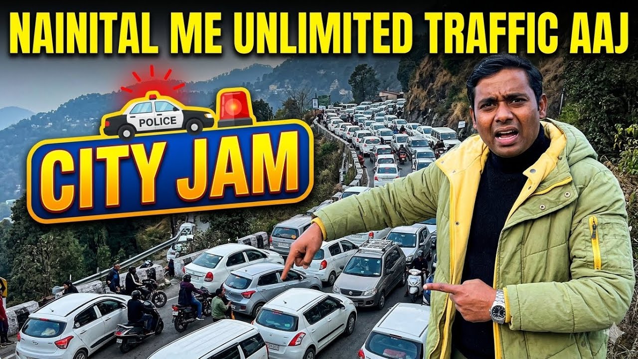 Unlimited Traffic in Nainital Today || Peak Season Nainital || Nainital Uttarakhand #dailyvlogs #...