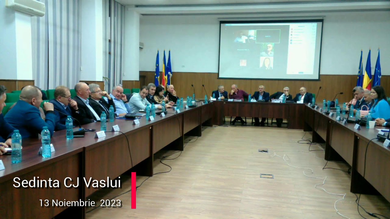 Sedinta CJ Vaslui