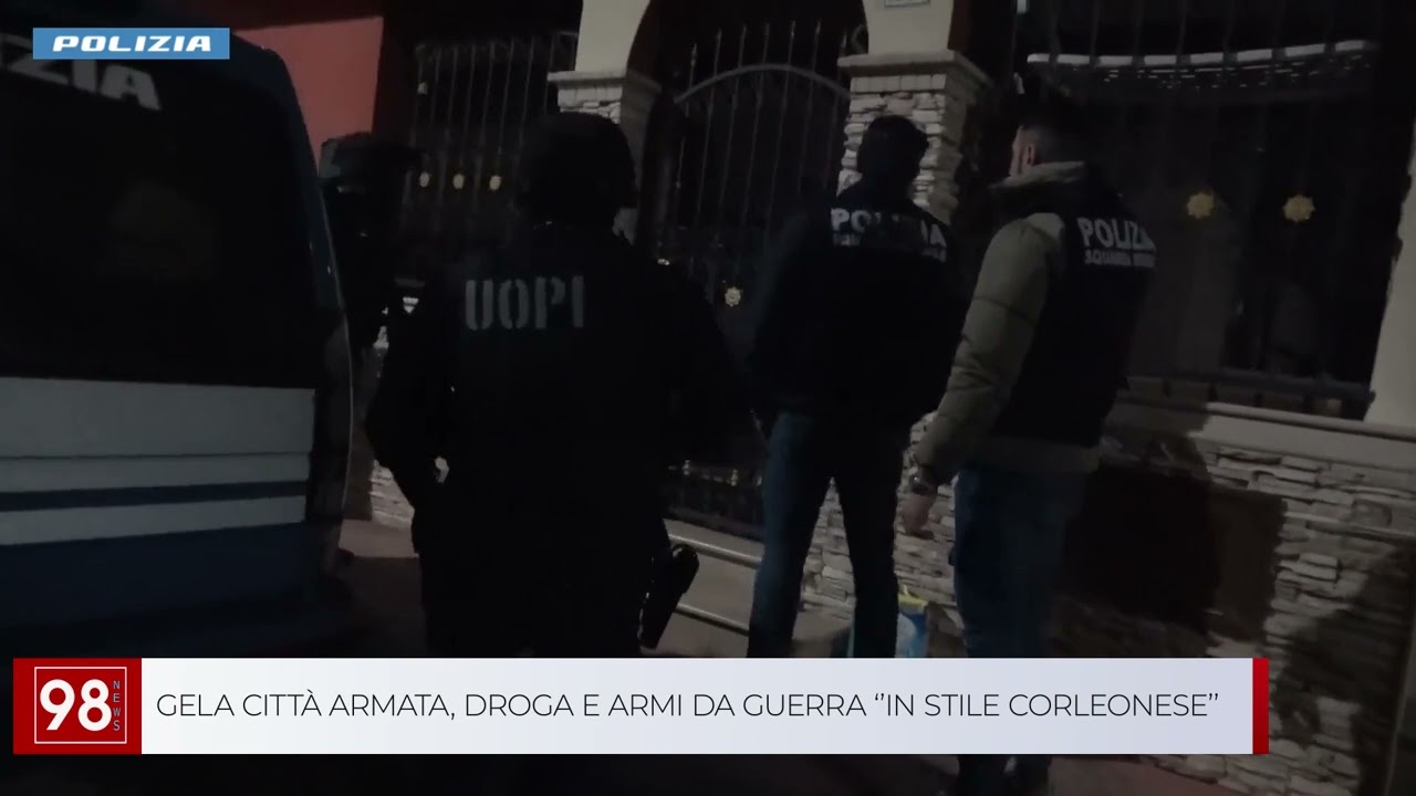 GELA CITTÀ ARMATA, DROGA E ARMI DA GUERRA ‘’IN STILE CORLEONESE’’
