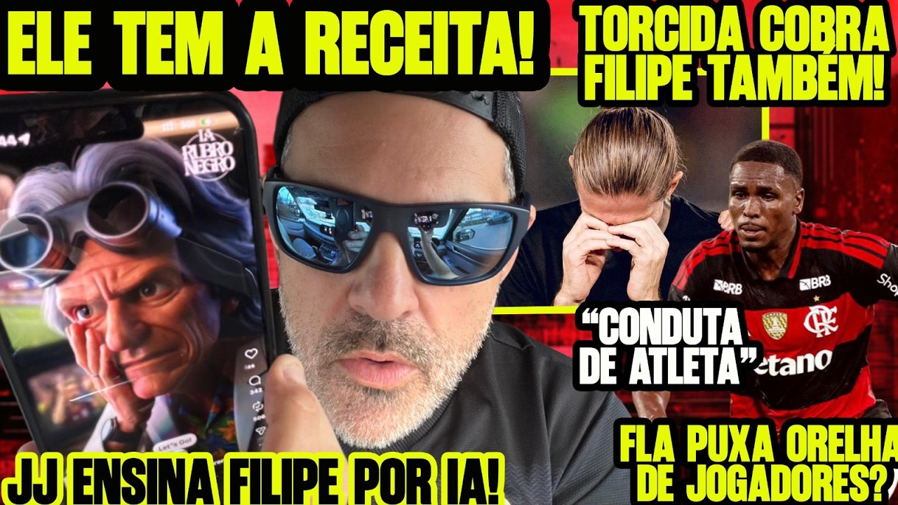 JORGE JESUS TEM A RECEITA! IA ENSINOU FILIPE? TÉCNICO COBRADO! FLAMENGO PUXA ORELHA DOS “ATLETAS”!