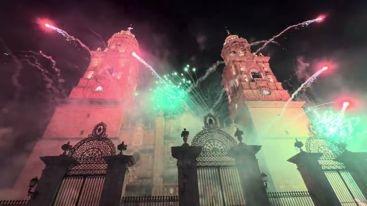 Encendido de la Catedral de Morelia 31/1/2026.